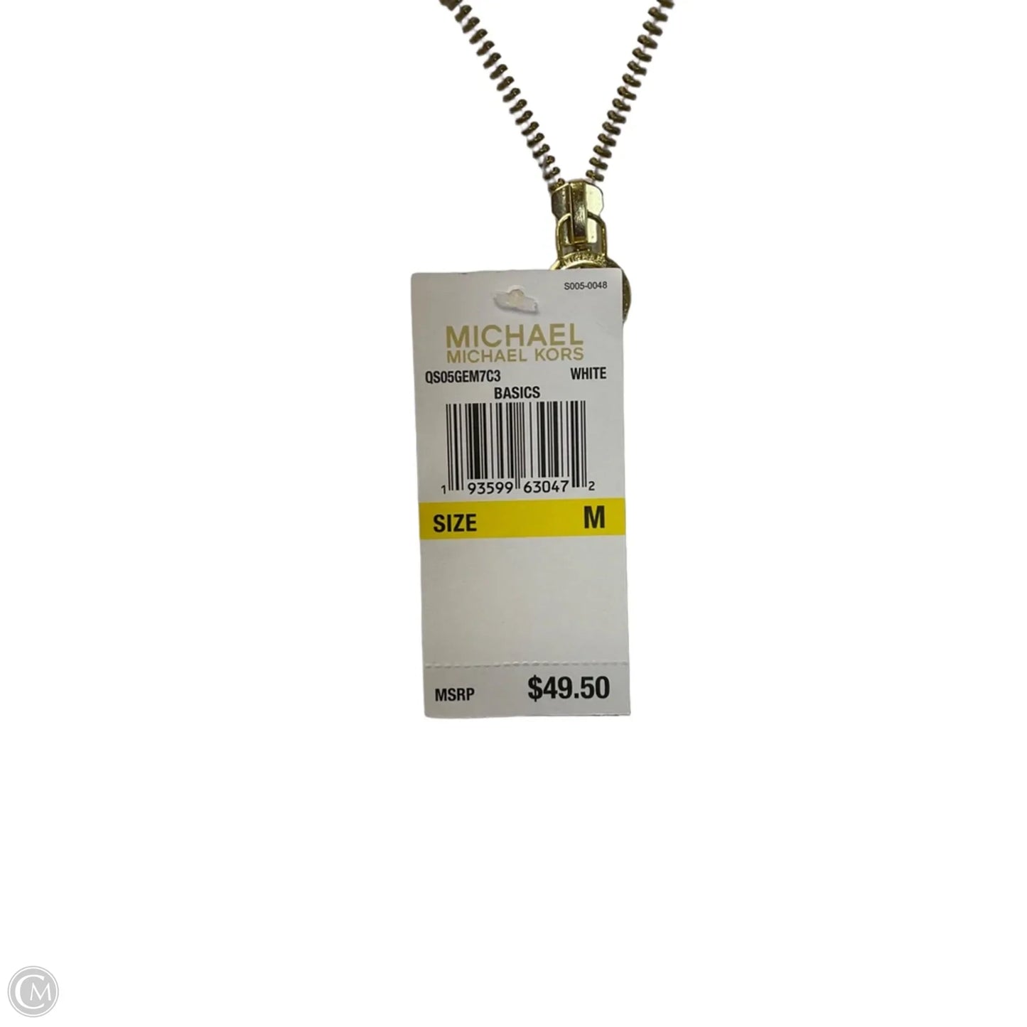 Top Short Sleeve By Michael By Michael Kors In White, Size: M