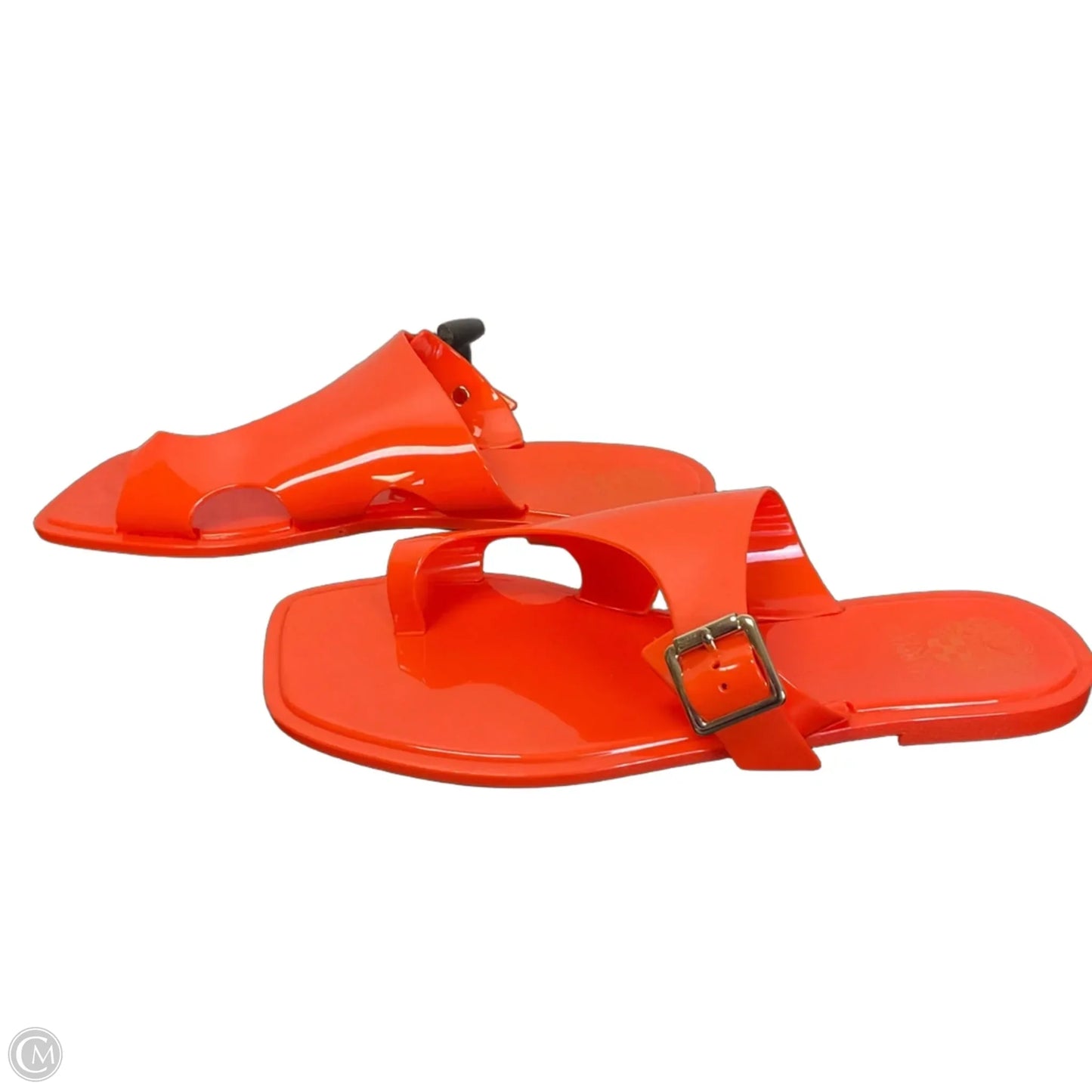 Sandals Flip Flops By Clothes Mentor In Orange, Size: 10