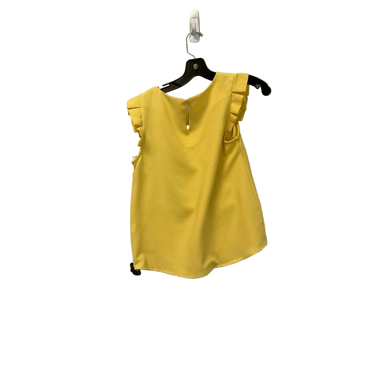 Top Sleeveless By Monteau In Yellow, Size: S