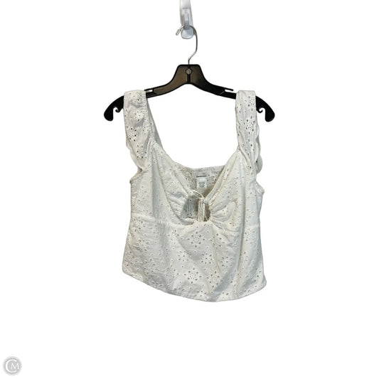 Top Sleeveless By Urban Romantics In White, Size: M