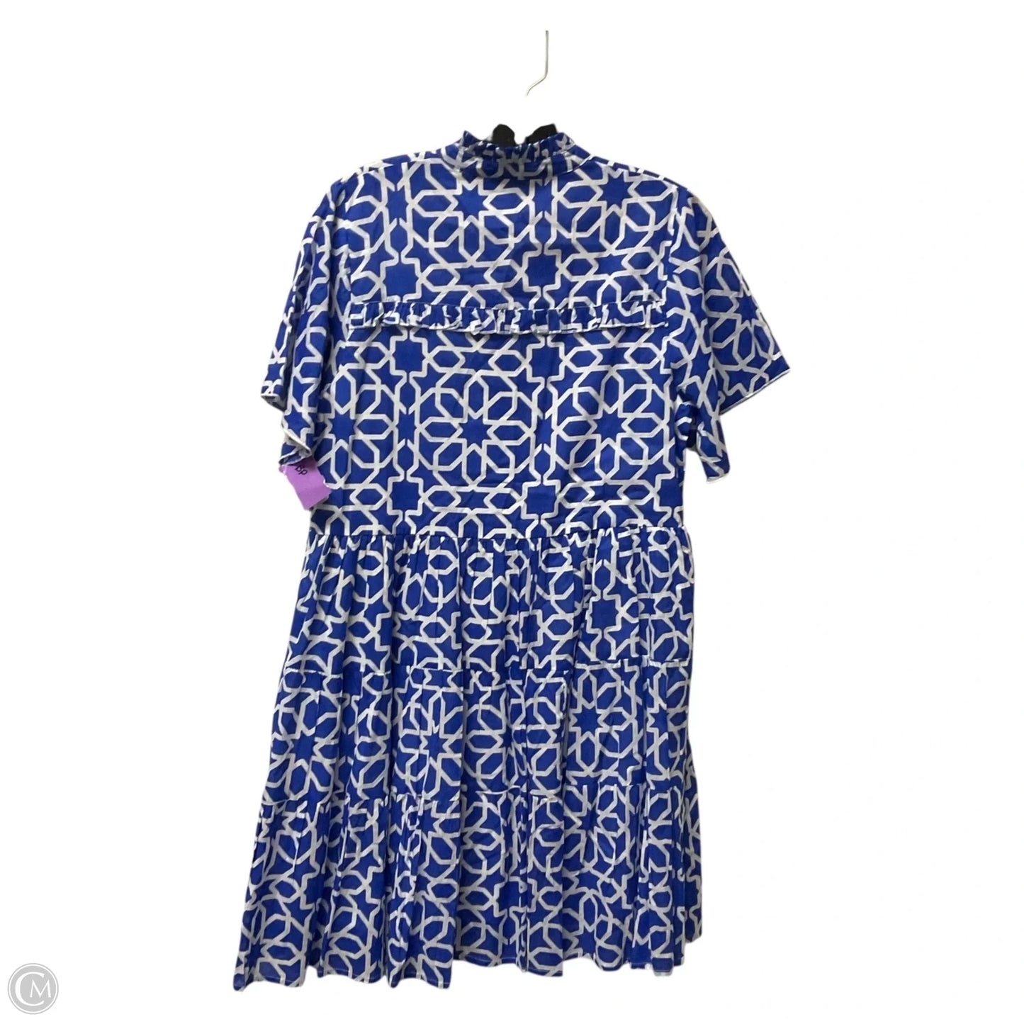 Dress Casual Short By Ros Garden In Blue, Size: Xs