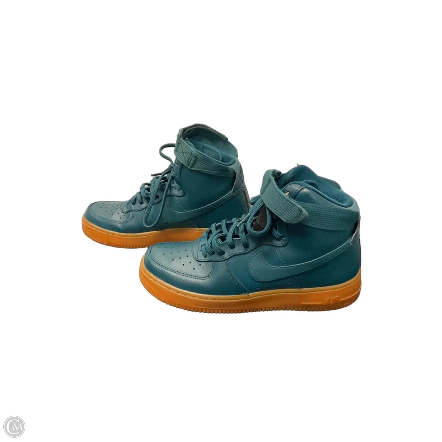 Shoes Sneakers By Nike In Teal, Size: 8