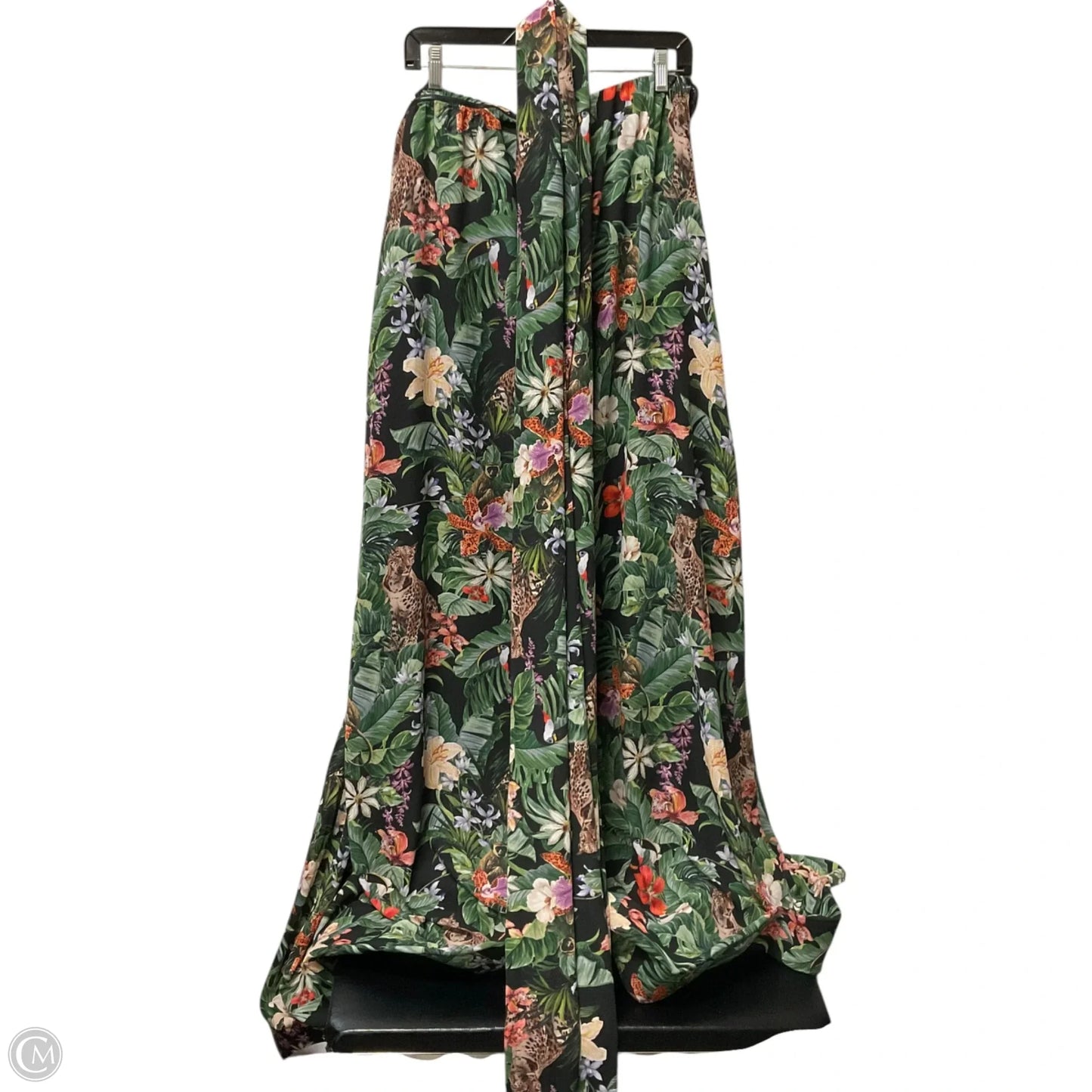 Dress Casual Maxi By Mumu In Tropical Print, Size: 1x