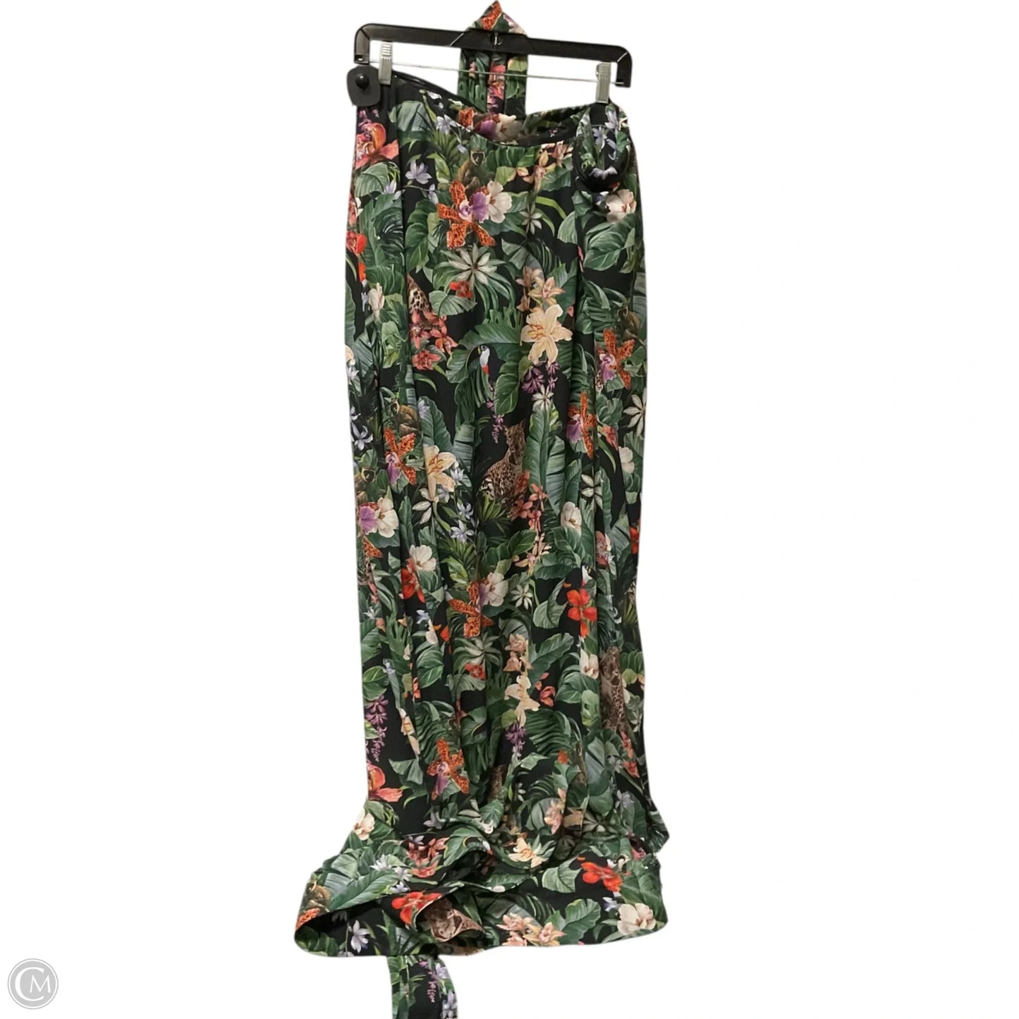 Dress Casual Maxi By Mumu In Tropical Print, Size: 1x