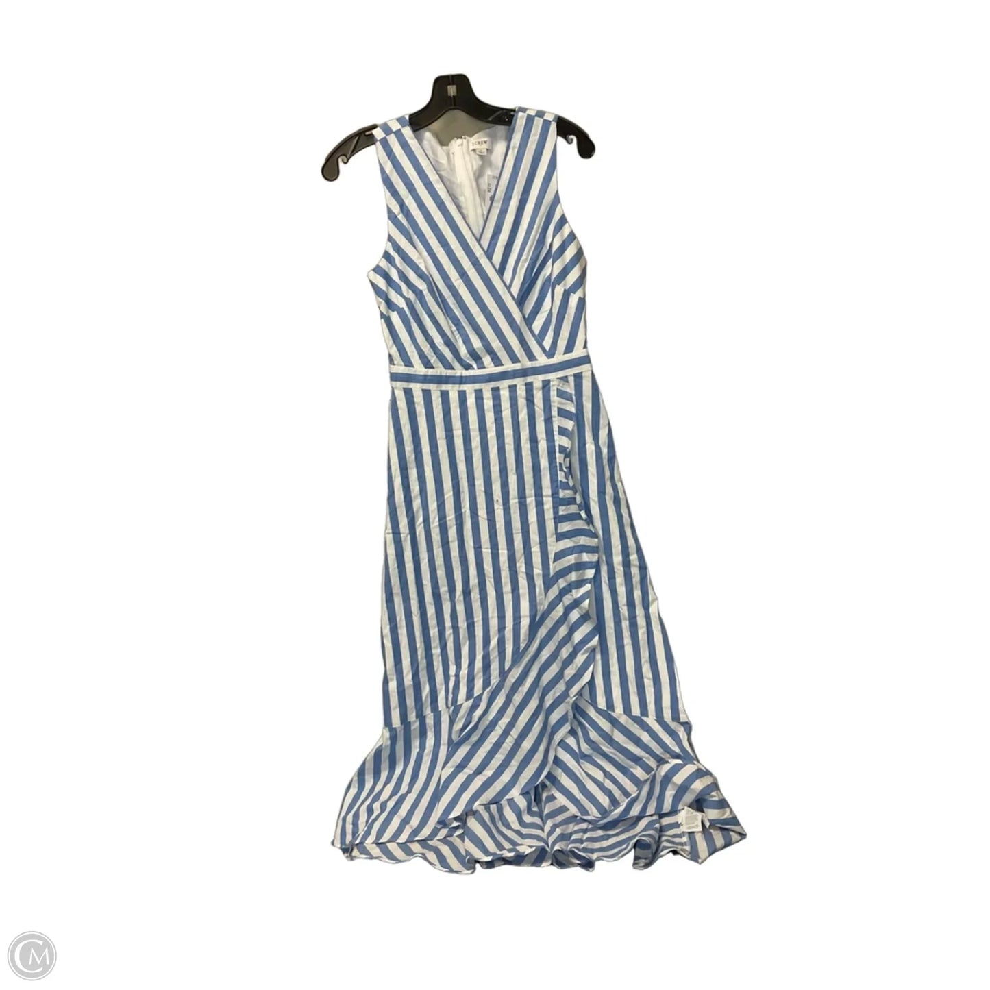 Dress Casual Maxi By J. Crew In Blue & White, Size: 2