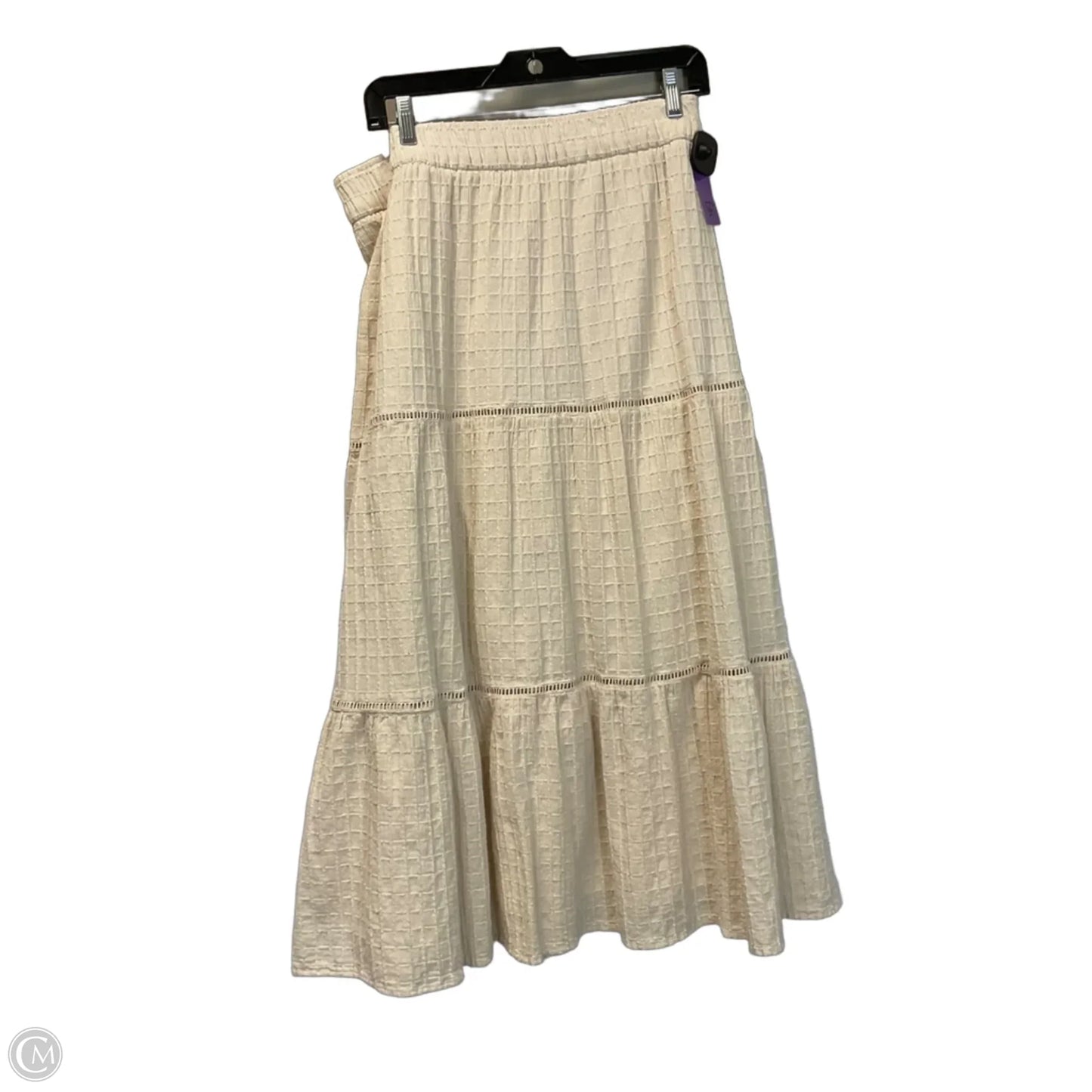 Skirt Maxi By Wonderly In Beige, Size: Xl