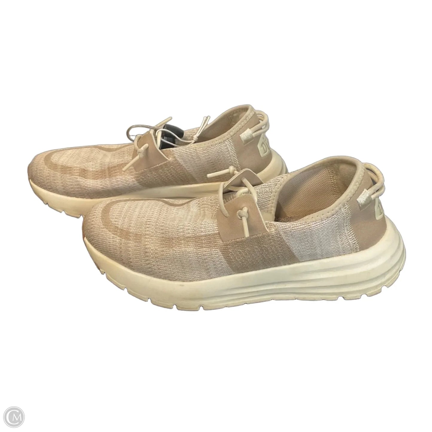 Shoes Sneakers By Hey Dude In Cream, Size: 7