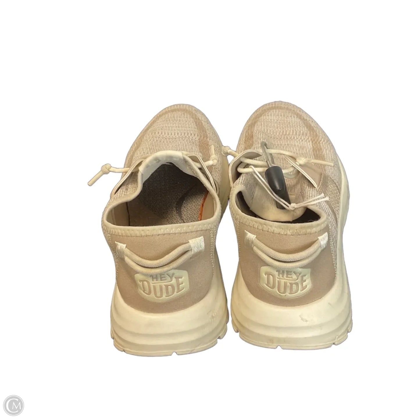 Shoes Sneakers By Hey Dude In Cream, Size: 7