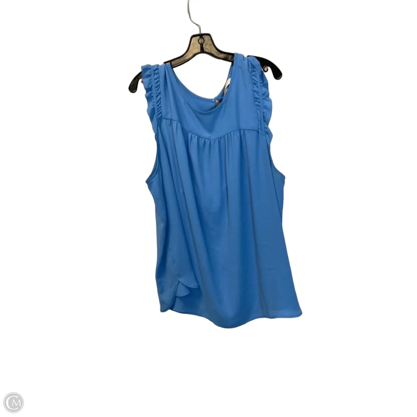 Top Sleeveless By Loft In Blue, Size: 22