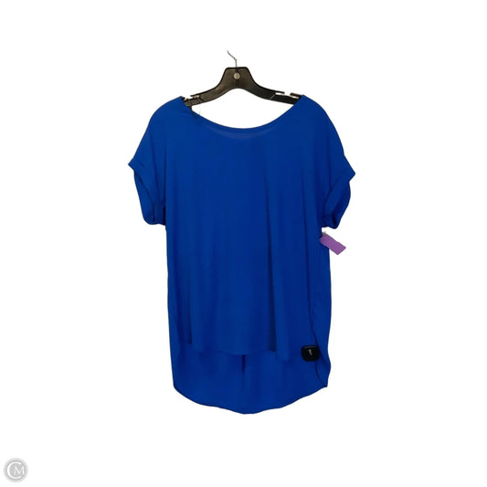 Top Short Sleeve By Pleione In Blue, Size: S