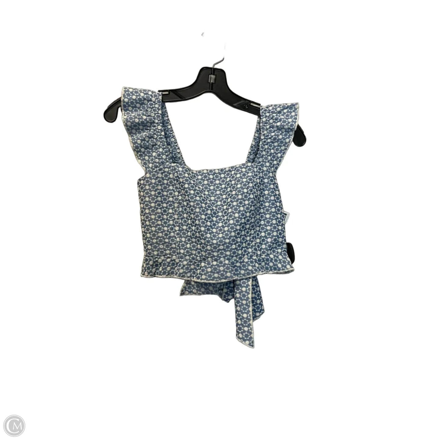 Top Sleeveless By Kirious In Blue, Size: S
