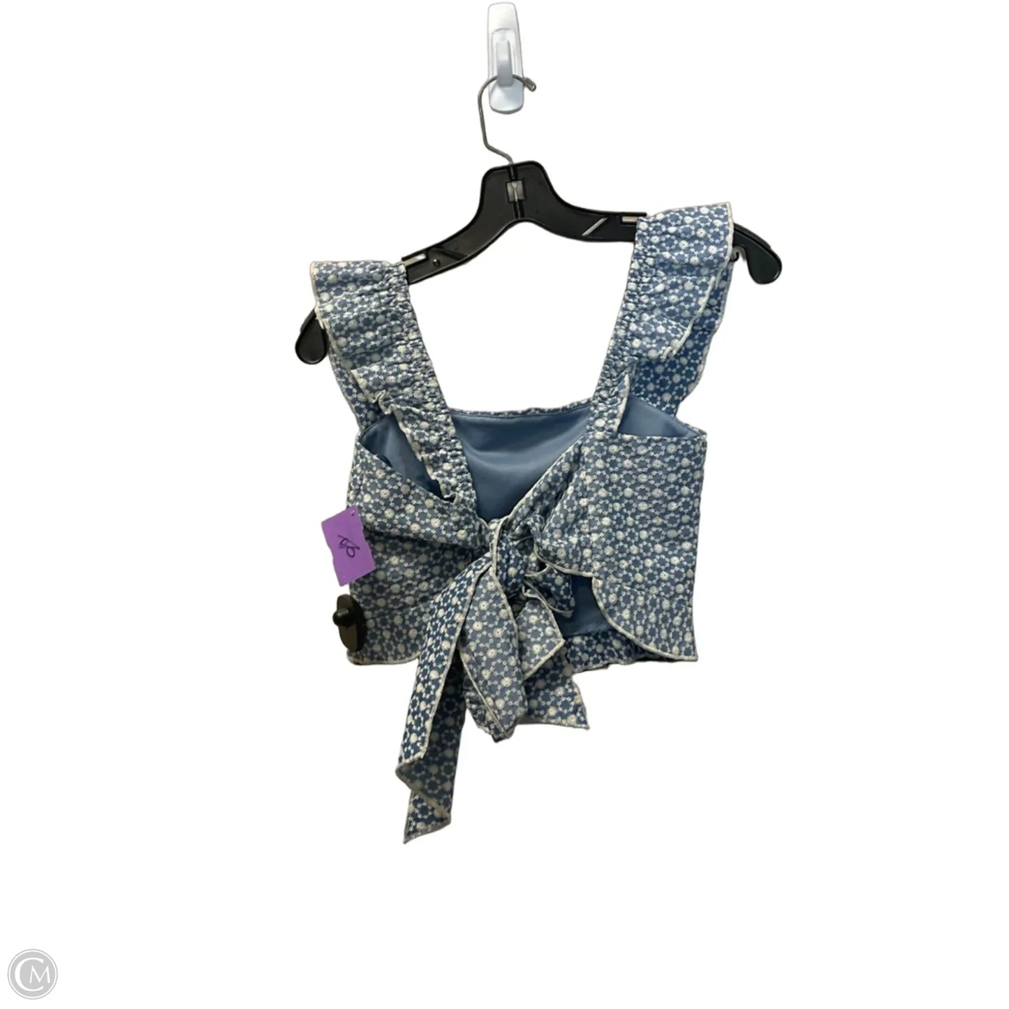 Top Sleeveless By Kirious In Blue, Size: S