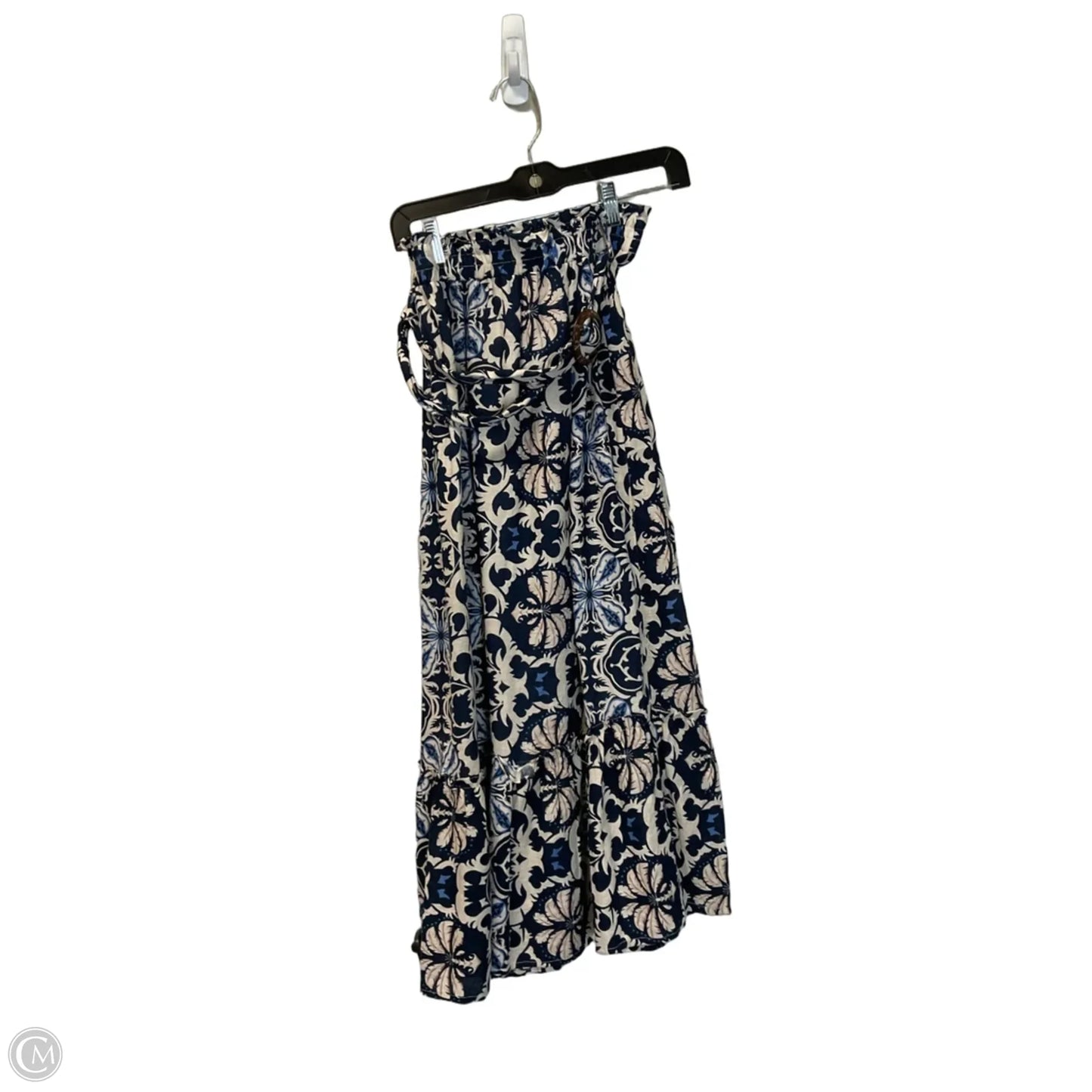 Skirt Maxi By Rachel Zoe In Blue & Cream, Size: S