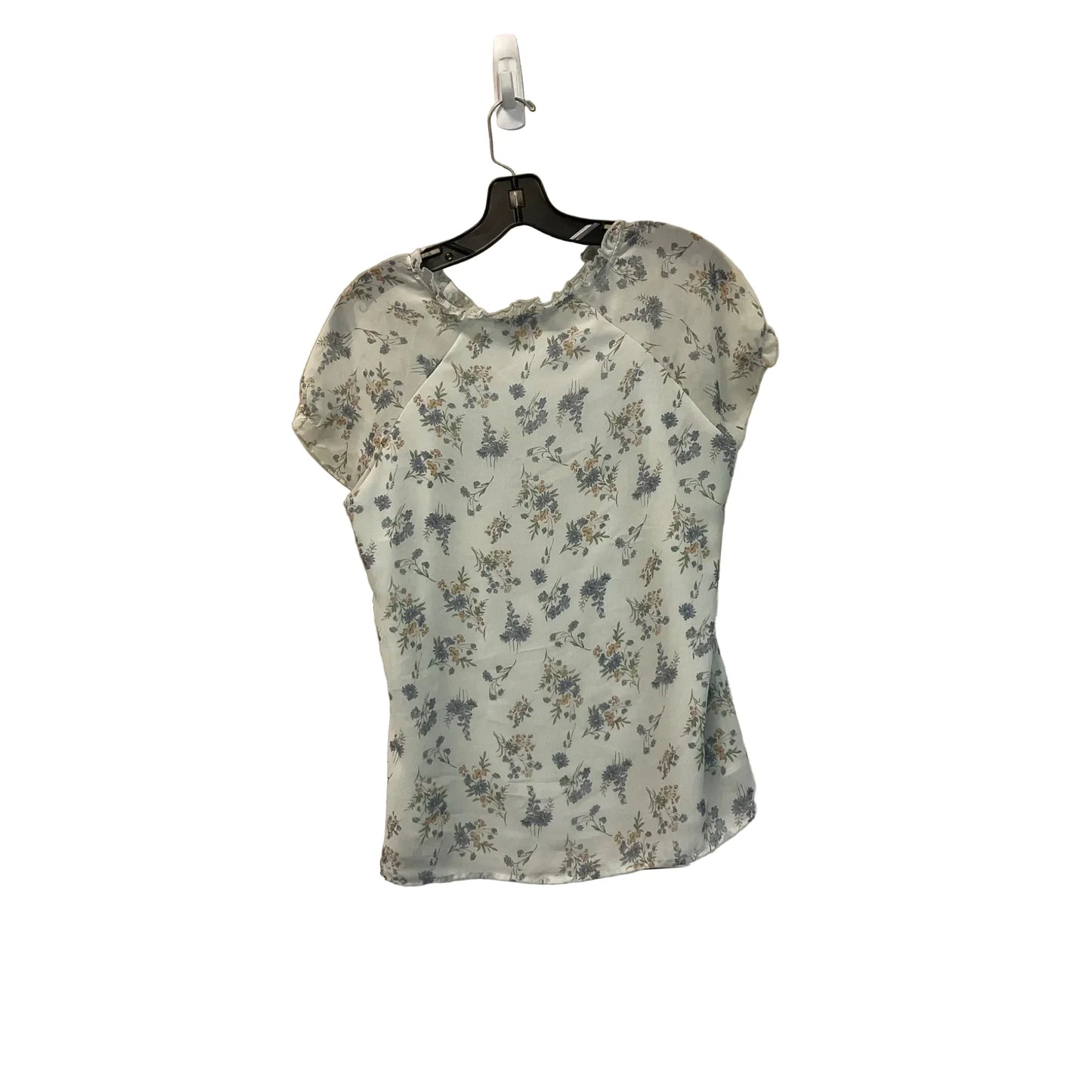 Top Short Sleeve By Allegra K In Blue, Size: M