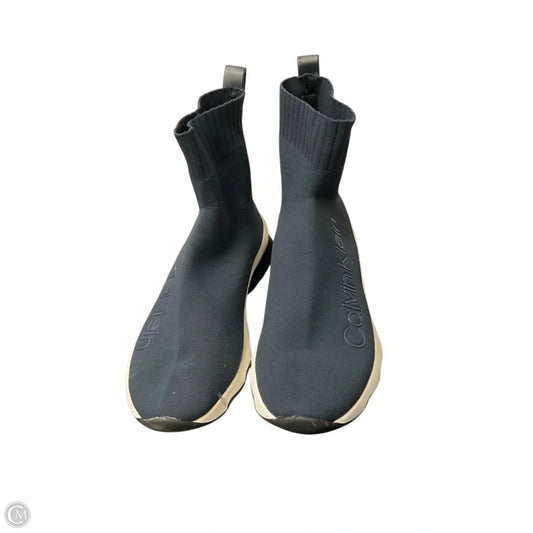 Shoes Sneakers By Calvin Klein In Blue, Size: 7.5