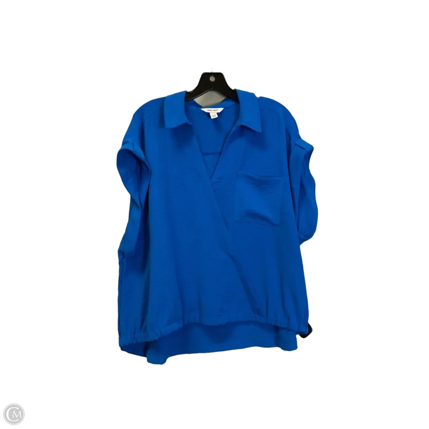 Top Sleeveless By Nine West In Blue, Size: Xxl