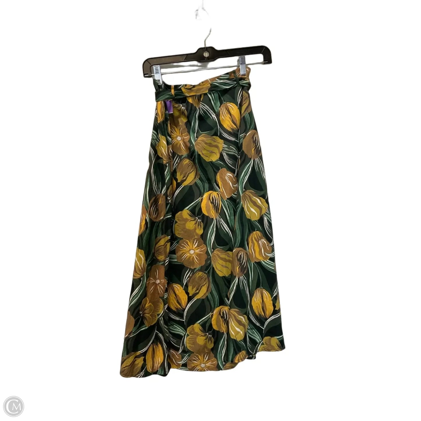 Skirt Maxi By Corey Lynn Calter In Grey & Yellow, Size: S