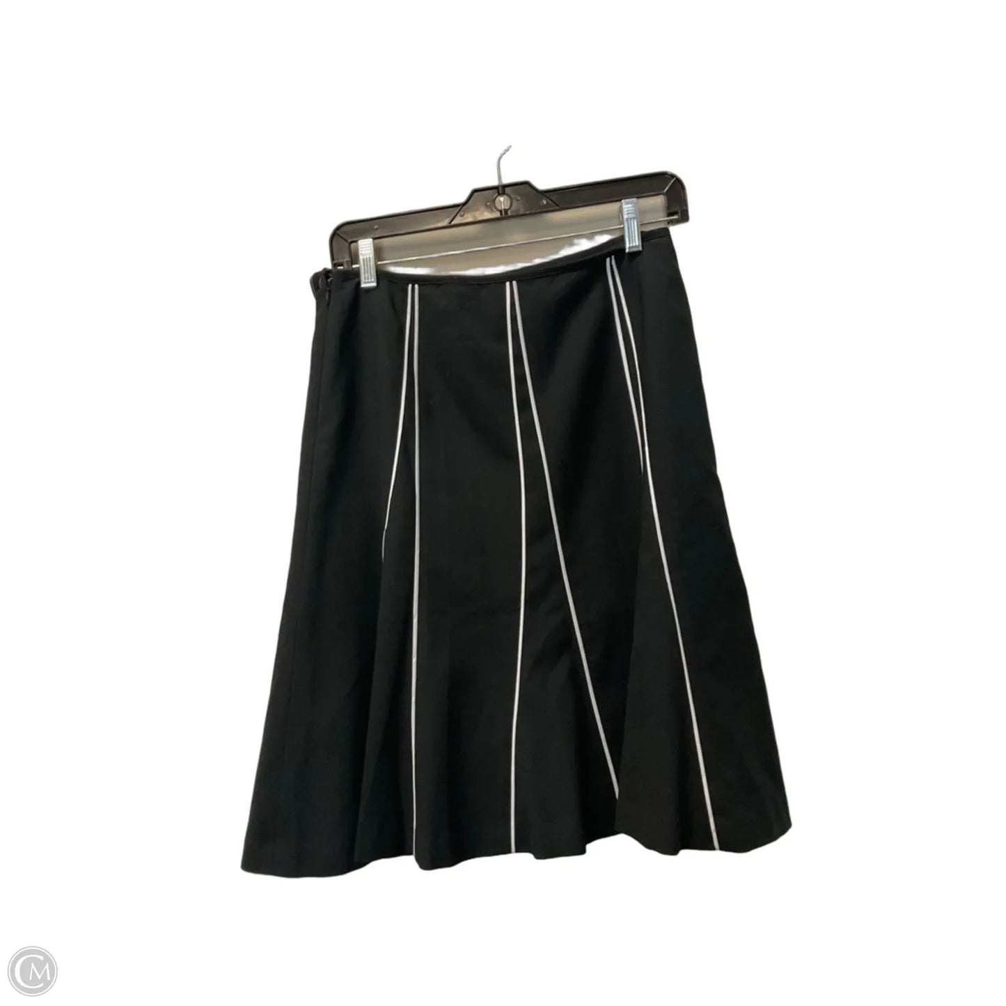 Skirt Midi By Ann Taylor In Black, Size: 4p