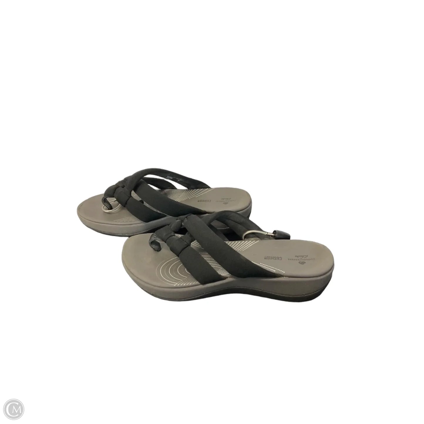 Sandals Flats By Clarks In Black, Size: 9