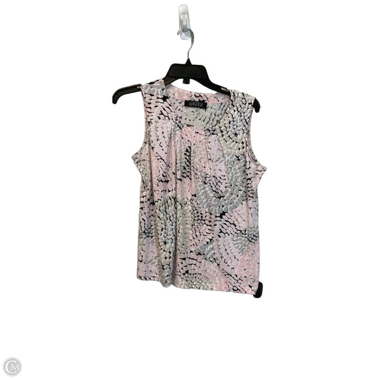 Top Sleeveless By Kasper In Pink, Size: M