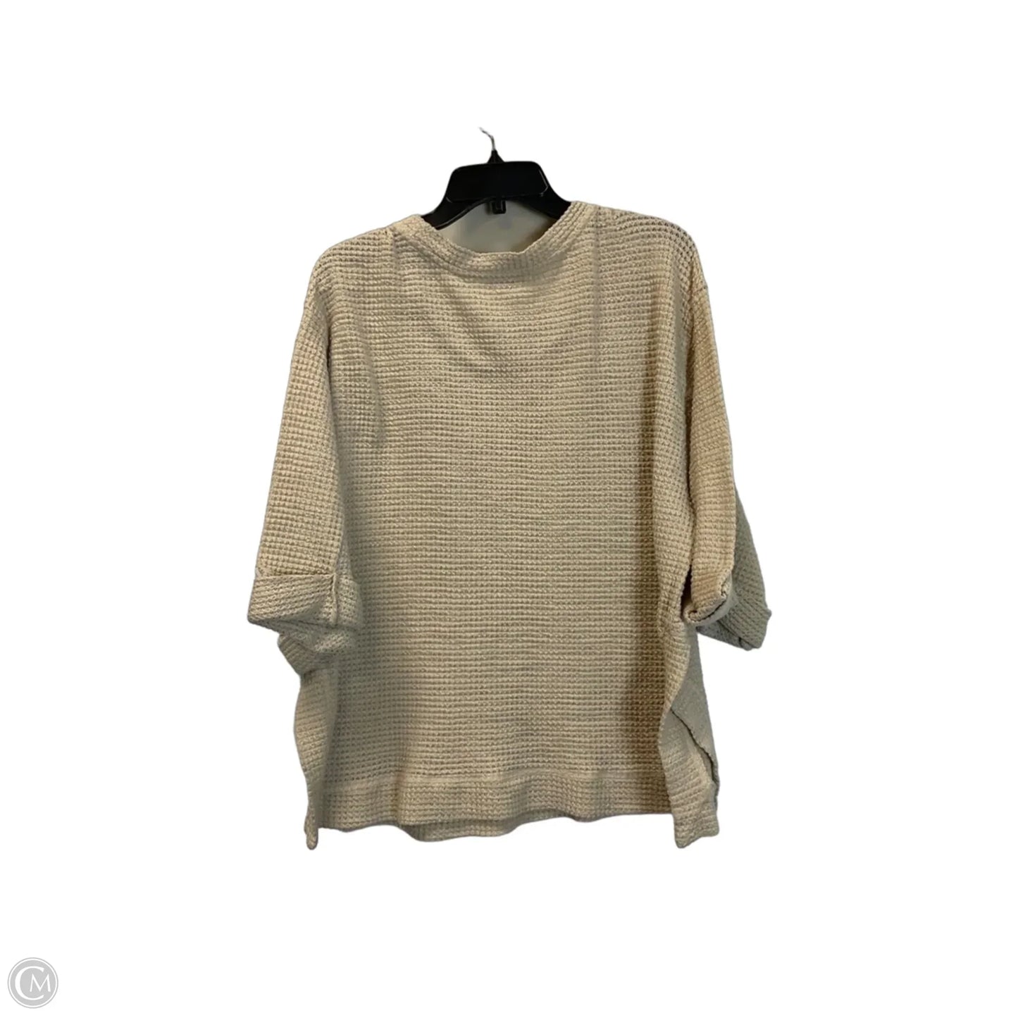 Top 3/4 Sleeve By Umgee In Cream, Size: L