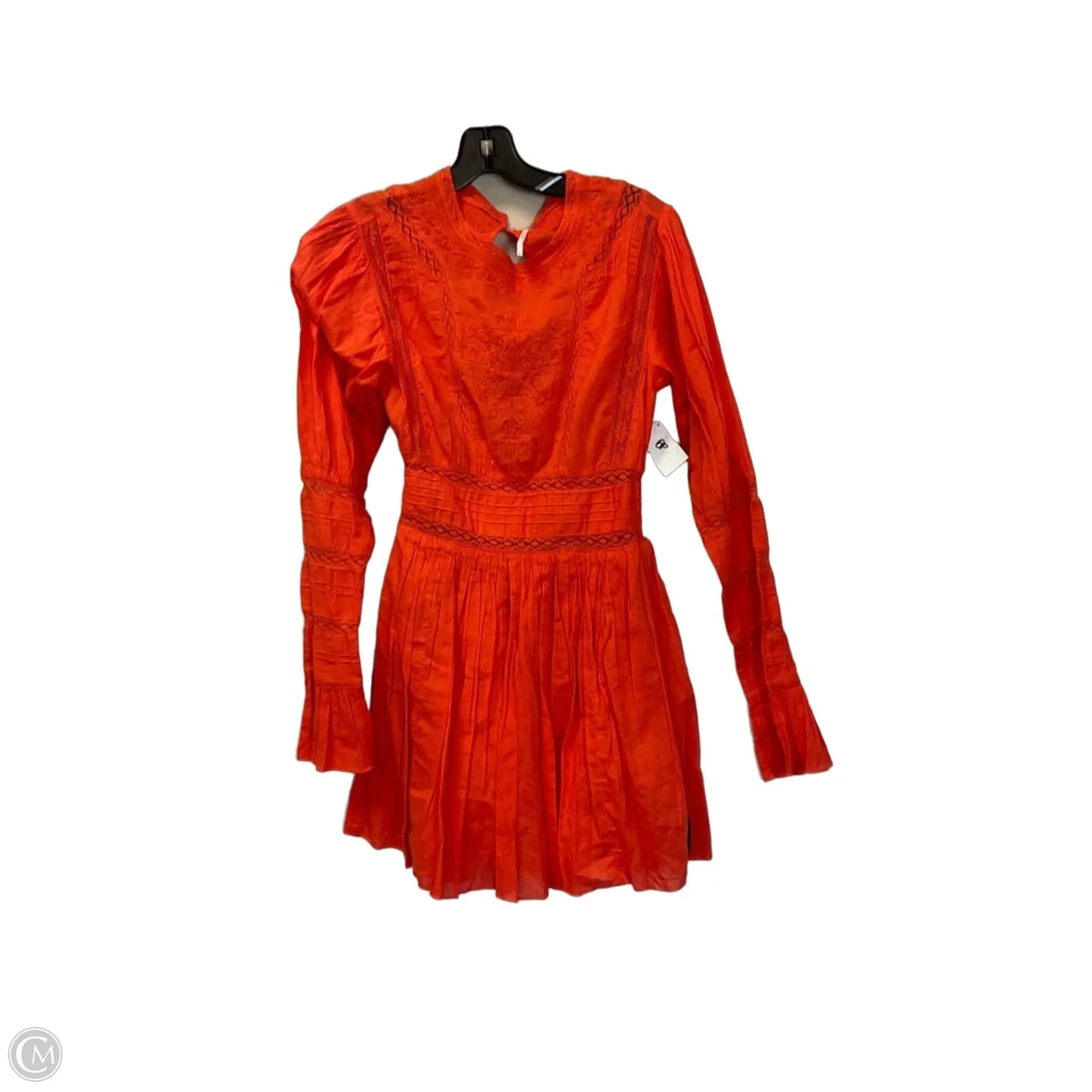 Dress Casual Midi By Free People In Orange, Size: 0