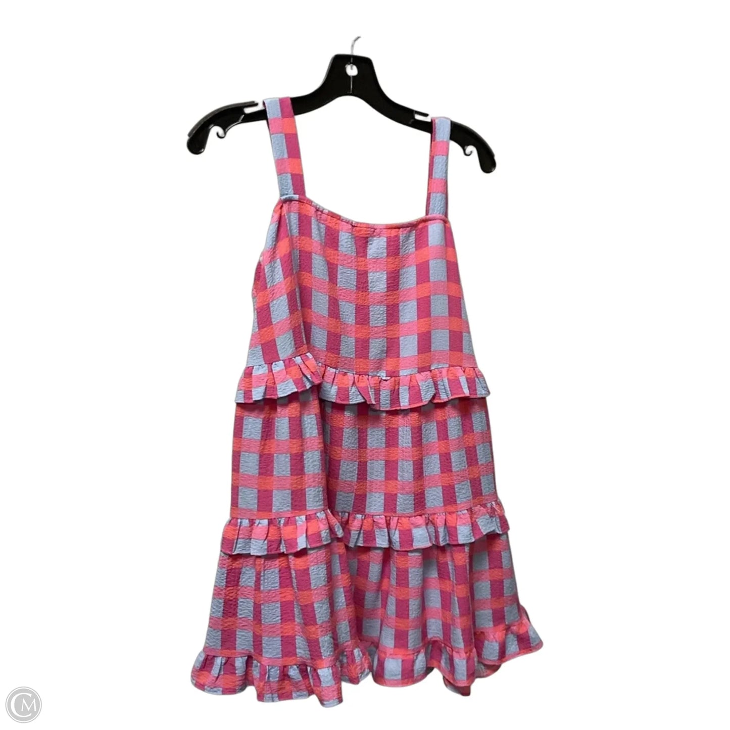Dress Casual Short By Buddy Love In Blue & Pink, Size: M