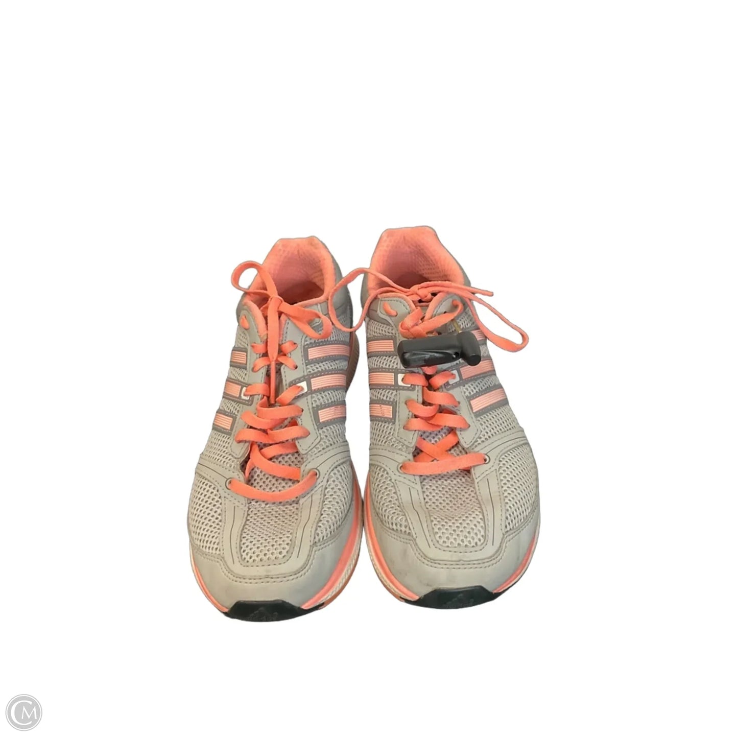 Shoes Athletic By Adidas In Grey & Pink, Size: 8