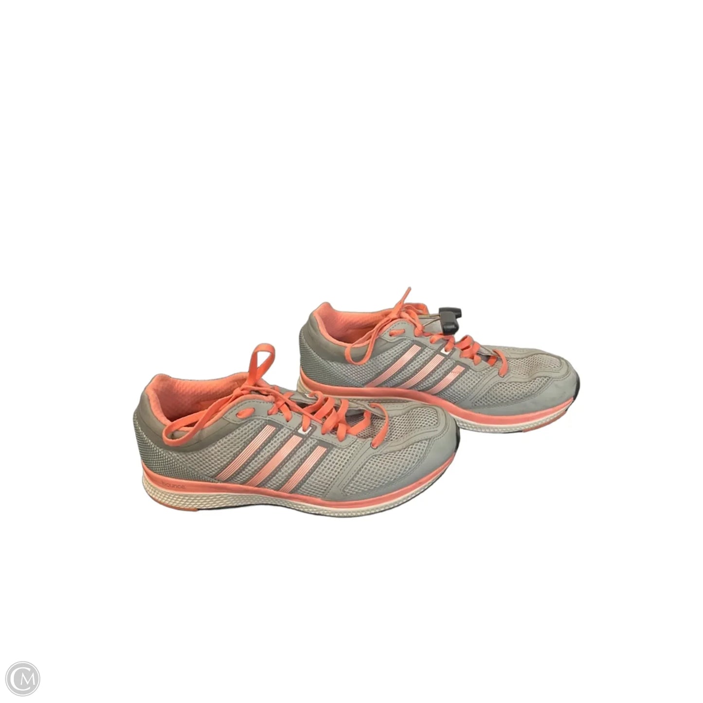 Shoes Athletic By Adidas In Grey & Pink, Size: 8