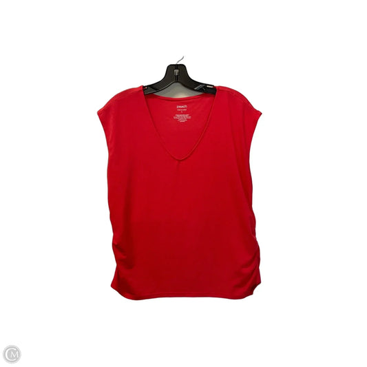 Top Sleeveless Basic By Peach In Red, Size: L