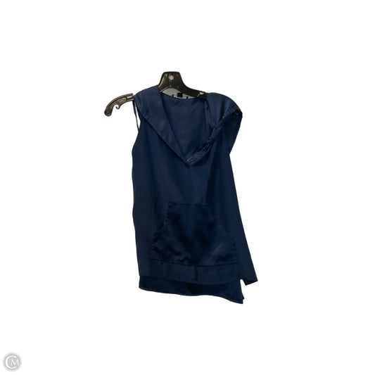 Top Sleeveless Basic By Clothes Mentor In Navy, Size: M