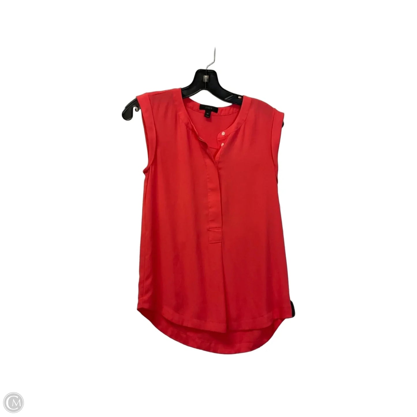 Top Sleeveless By J. Crew In Orange, Size: 0