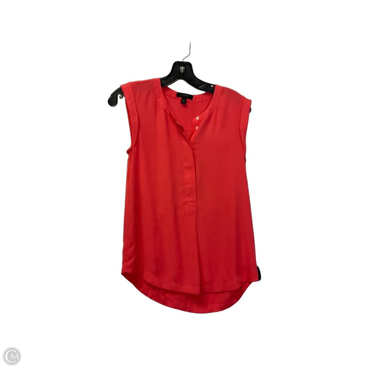 Top Sleeveless By J. Crew In Orange, Size: 0