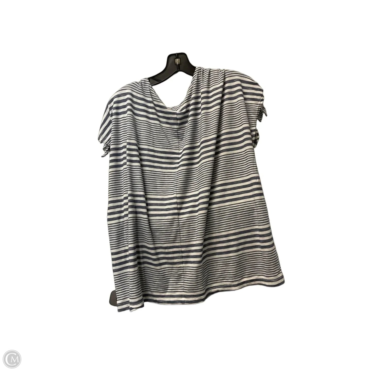 Top Short Sleeve By Max Studio In Striped Pattern, Size: 1x