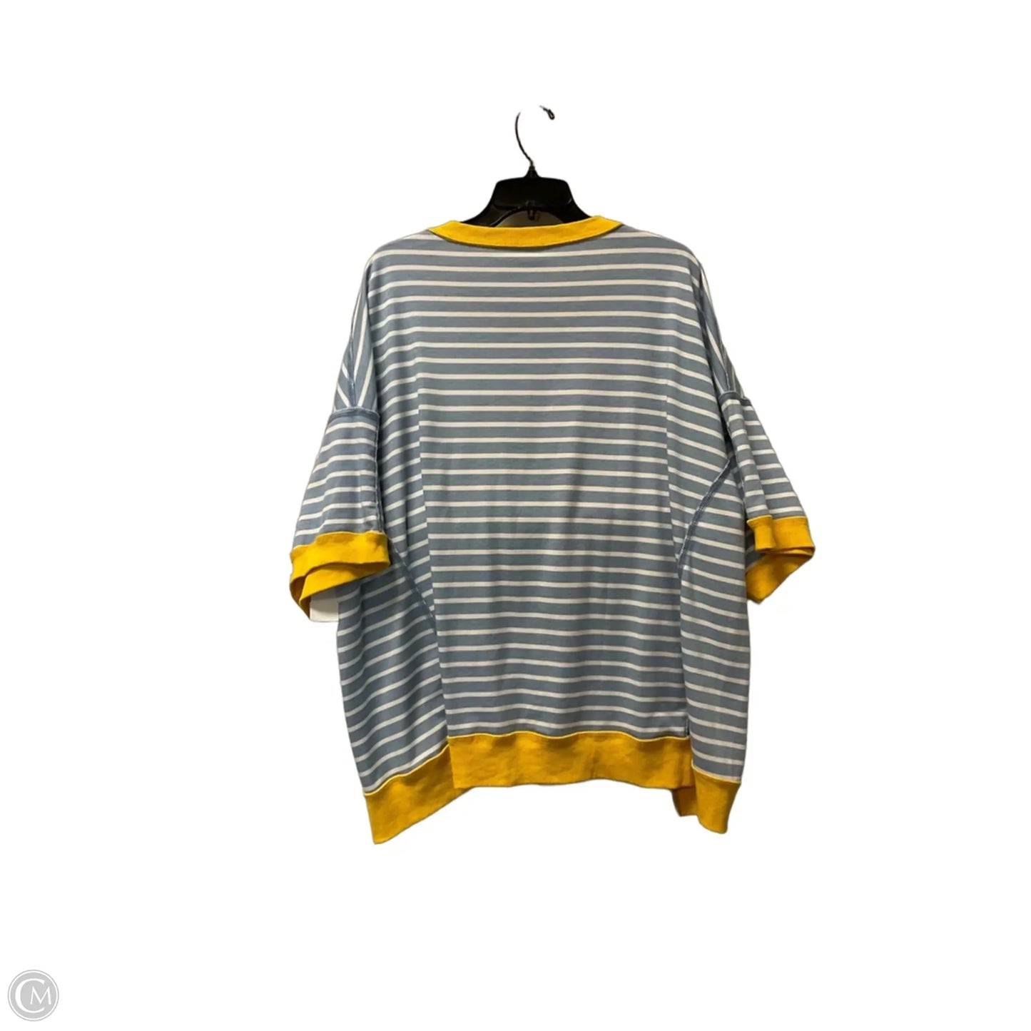 Top Short Sleeve By Clothes Mentor In Striped Pattern, Size: Xl