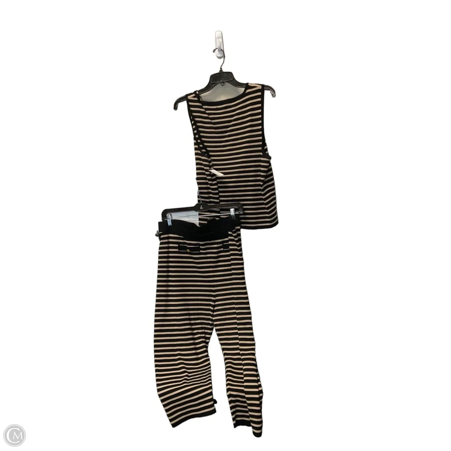 Pants Set 2pc By Fashion Nova In Black & Cream, Size: 3x