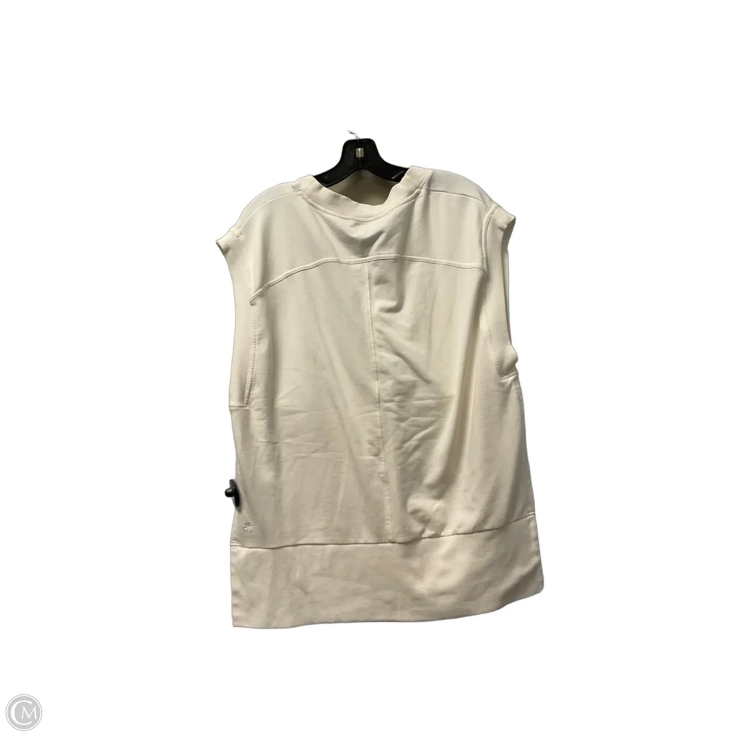 Top Sleeveless By Athleta In Cream, Size: L