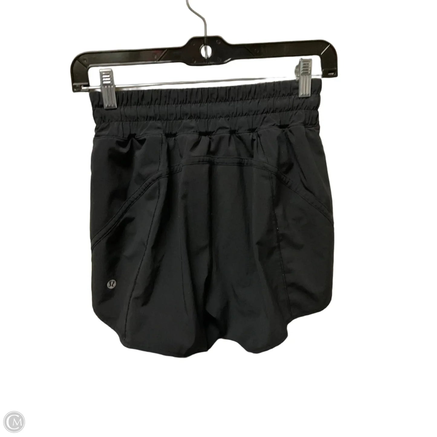 Athletic Shorts By Lululemon In Black, Size: 4