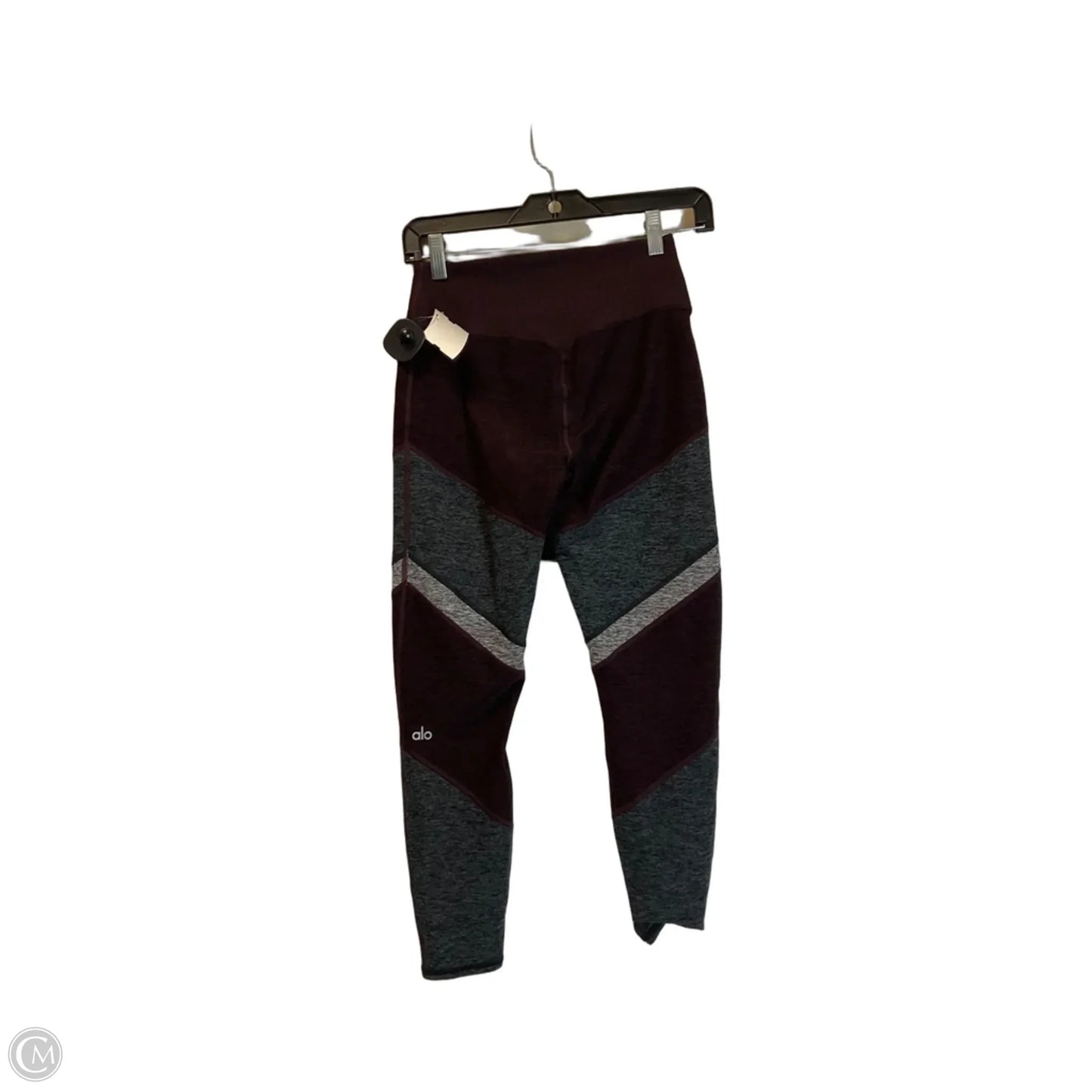 Athletic Capris By Alo In Maroon, Size: M