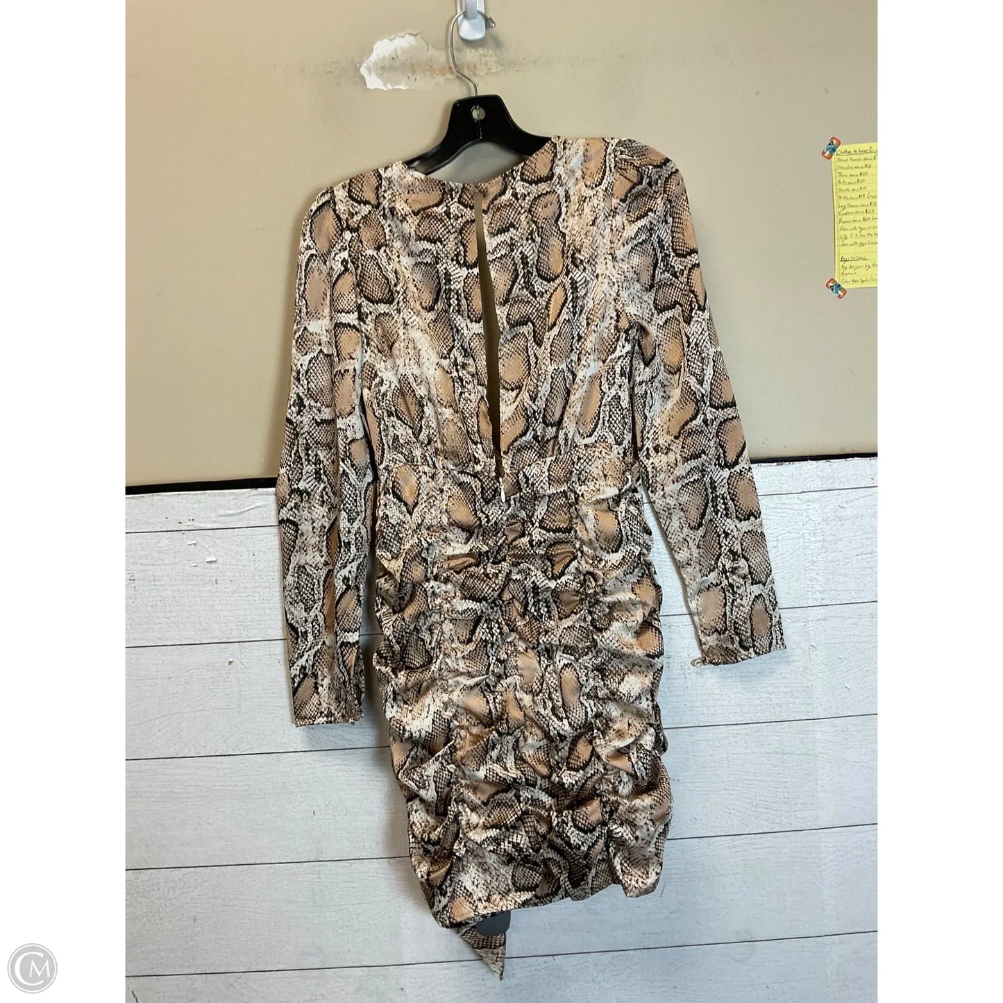 Dress Party Short By Hello Molly In Snakeskin Print, Size: S