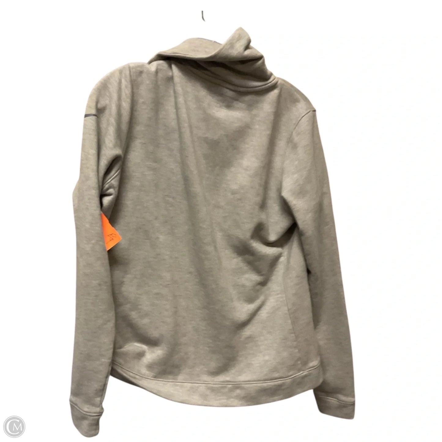 Sweatshirt Collar By Nike In Grey, Size: M