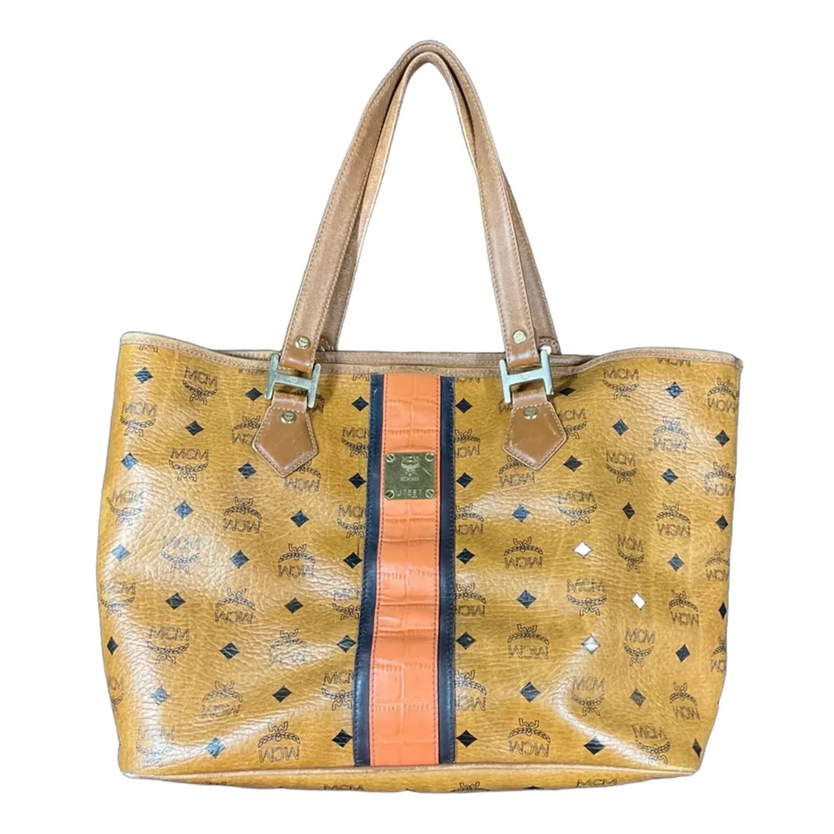Handbag Luxury Designer By Mcm, Size: Large