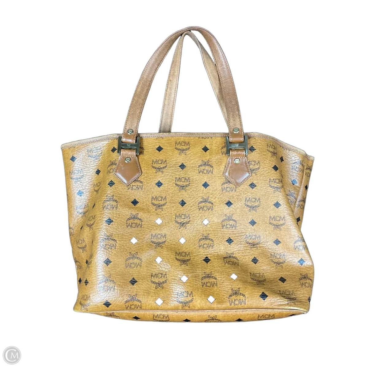 Handbag Luxury Designer By Mcm, Size: Large