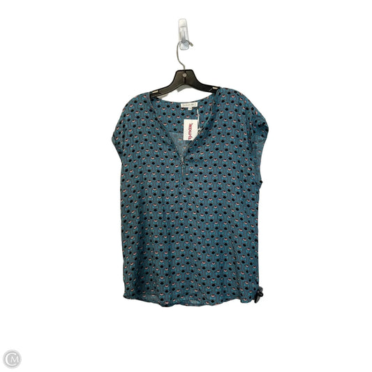 Top Sleeveless By Clothes Mentor In Blue, Size: L