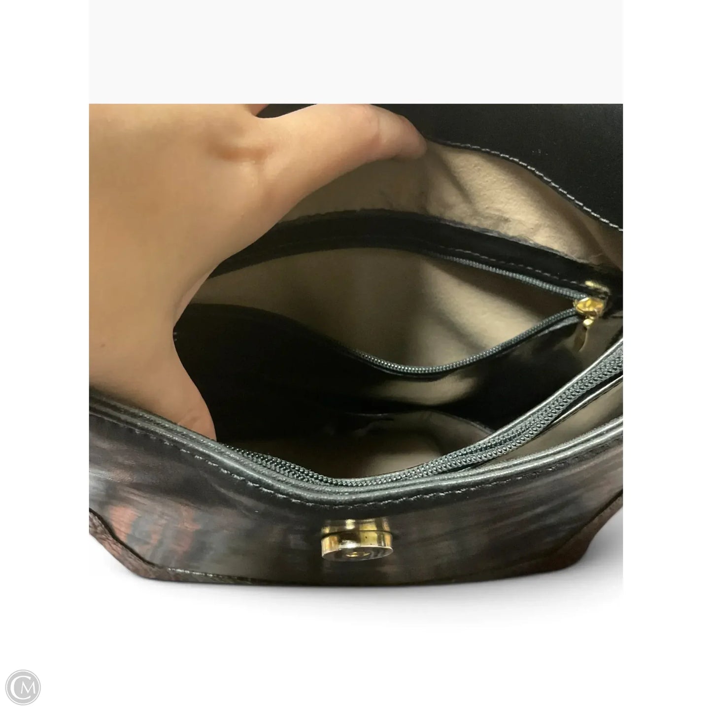 Handbag Designer By Brahmin, Size: Medium