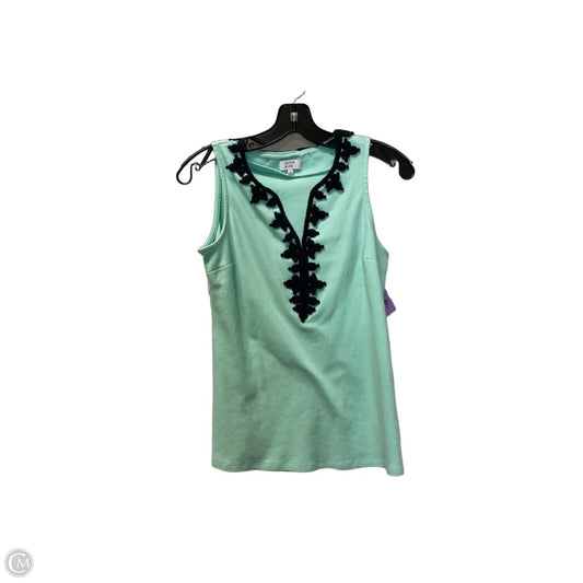 Top Sleeveless By Crown And Ivy In Teal, Size: Xs