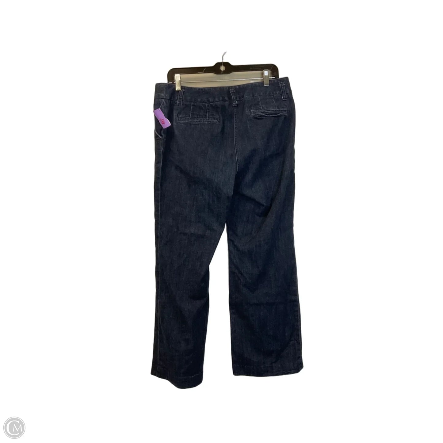 Jeans Cropped By Chicos In Blue Denim, Size: 12