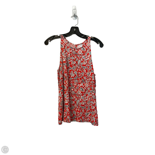 Top Sleeveless By Old Navy In Red, Size: S