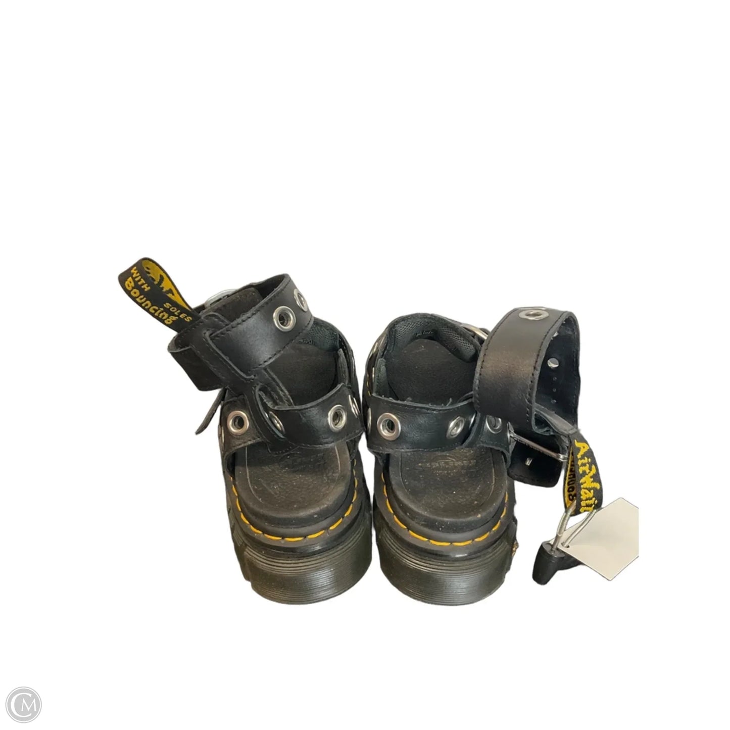 Sandals Flats By Dr Martens In Black, Size: 7