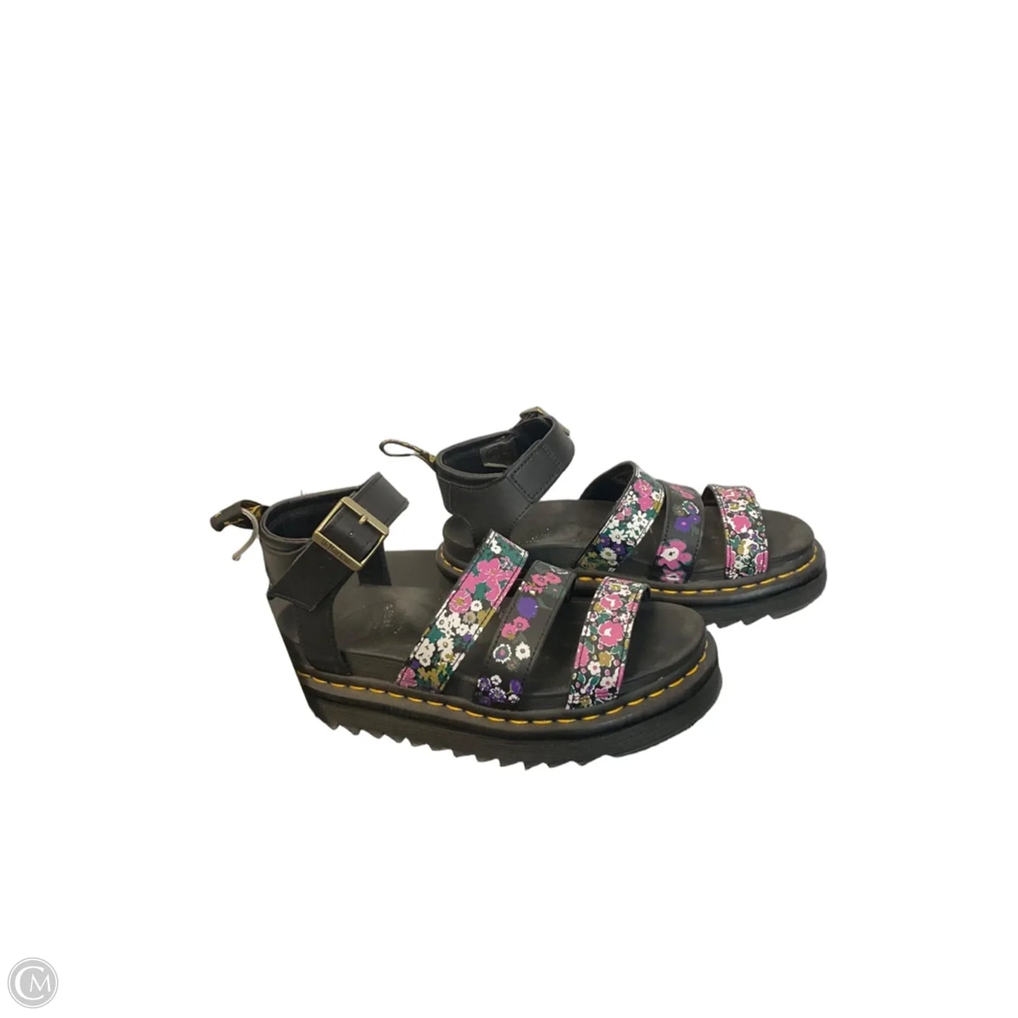 Sandals Flats By Dr Martens In Pink, Size: 7